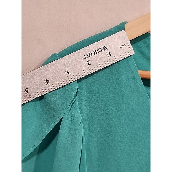 Lauren Ralph Lauren Dress NWT‎ Womens Size 12 Turquoise, Ruffled - Picture 10 of 12